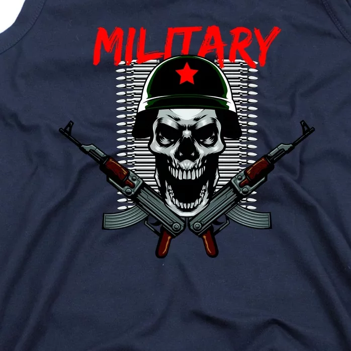 Military Skeleton Tank Top