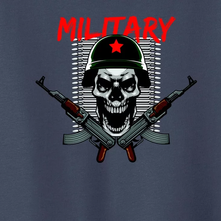 Military Skeleton Toddler T-Shirt