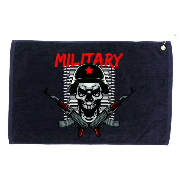 Military Skeleton Grommeted Golf Towel