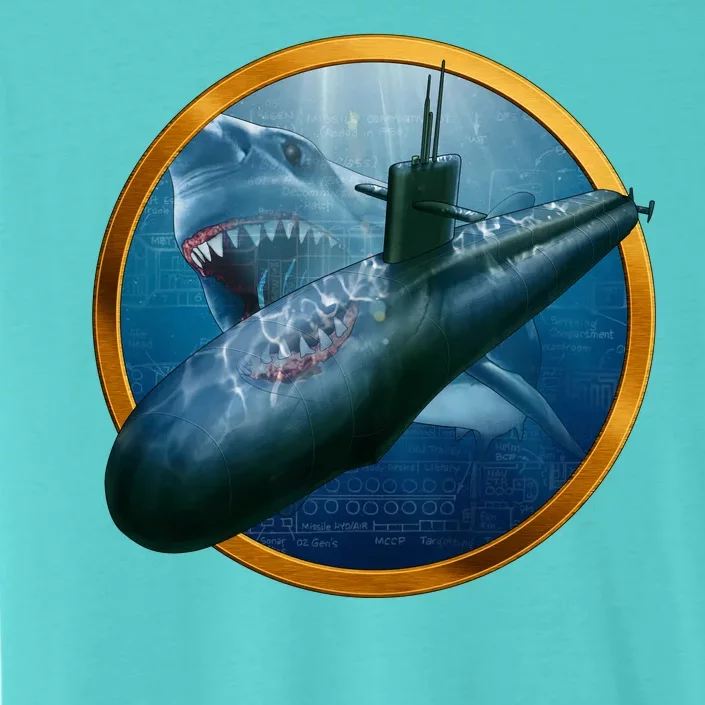 Military Submarine Shark ChromaSoft Performance T-Shirt