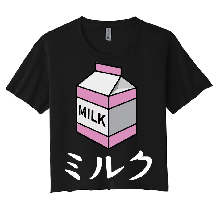 MILK Women's Crop Top Tee