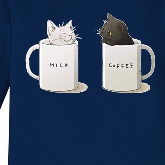 Milk N Coffee Kitties Baby Long Sleeve Bodysuit