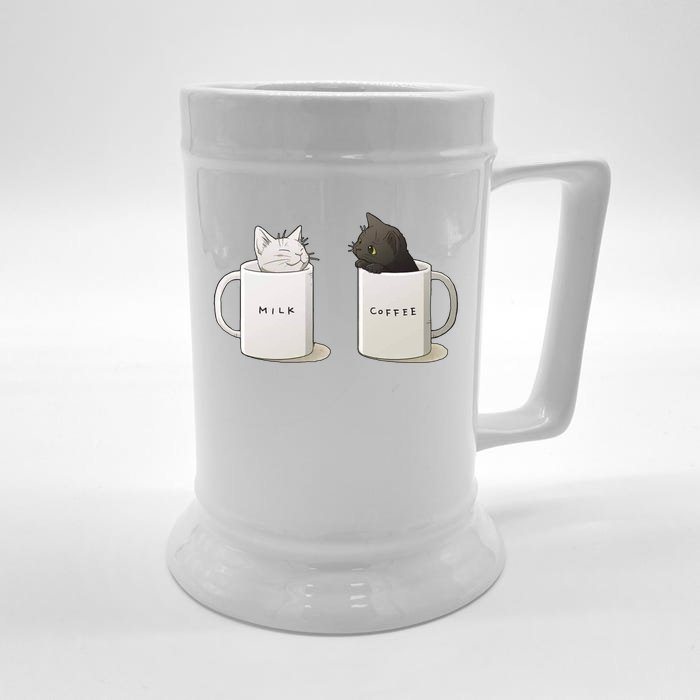 Milk N Coffee Kitties Front & Back Beer Stein