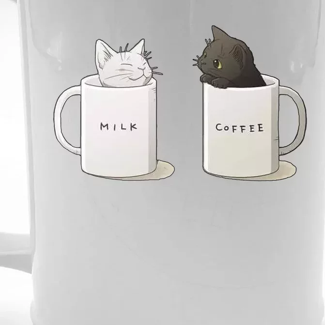 Milk N Coffee Kitties Front & Back Beer Stein