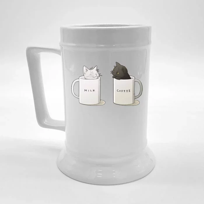 Milk N Coffee Kitties Front & Back Beer Stein