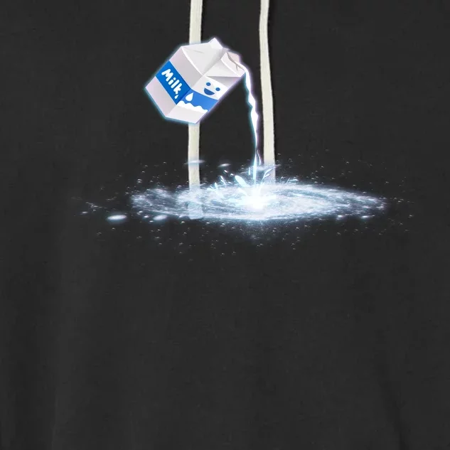 Milky Way Milk Carton Garment-Dyed Fleece Hoodie