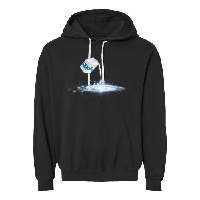 Milky Way Milk Carton Garment-Dyed Fleece Hoodie