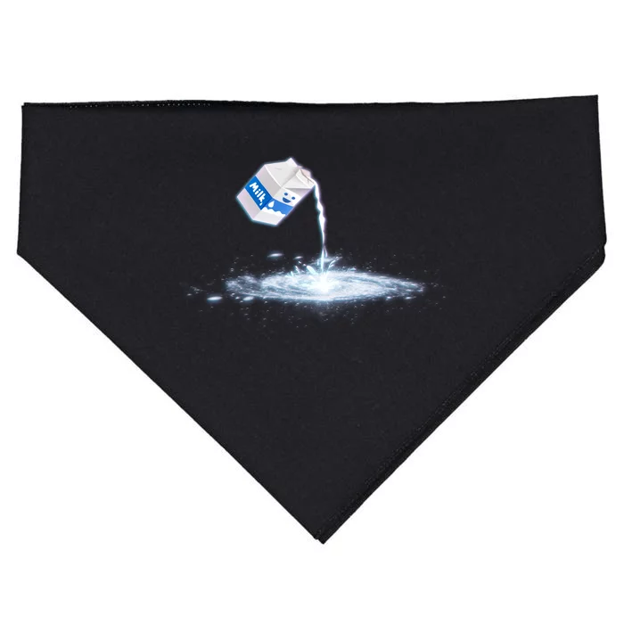 Milky Way Milk Carton USA-Made Doggie Bandana