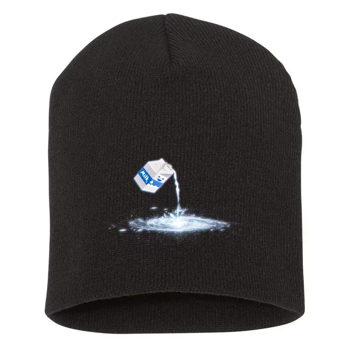 Milky Way Milk Carton Short Acrylic Beanie