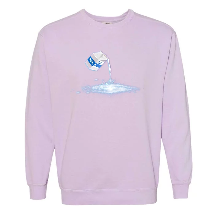 Milky Way Milk Carton Garment-Dyed Sweatshirt