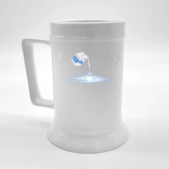 Milky Way Milk Carton Front & Back Beer Stein