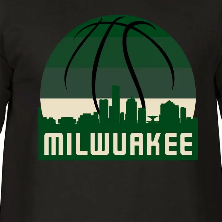 Milwaukee Basketball City Skyline Comfort Colors T-Shirt