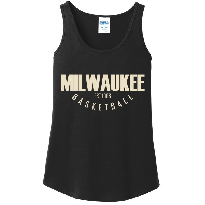 Milwaukee Basketball Classic EST 1968 Ladies Essential Tank