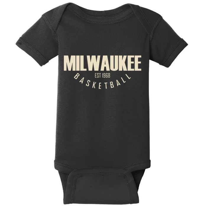 Milwaukee Basketball Classic EST 1968 Baby Bodysuit