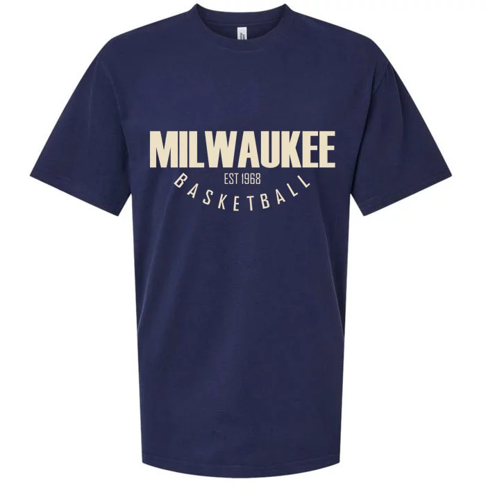 Milwaukee Basketball Classic EST 1968 Sueded Cloud Jersey T-Shirt