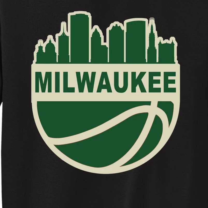 Milwaukee Basketball Wisconsin Cityscape Sweatshirt