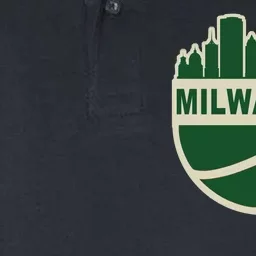 Milwaukee Basketball Wisconsin Cityscape Softstyle Adult Sport Polo