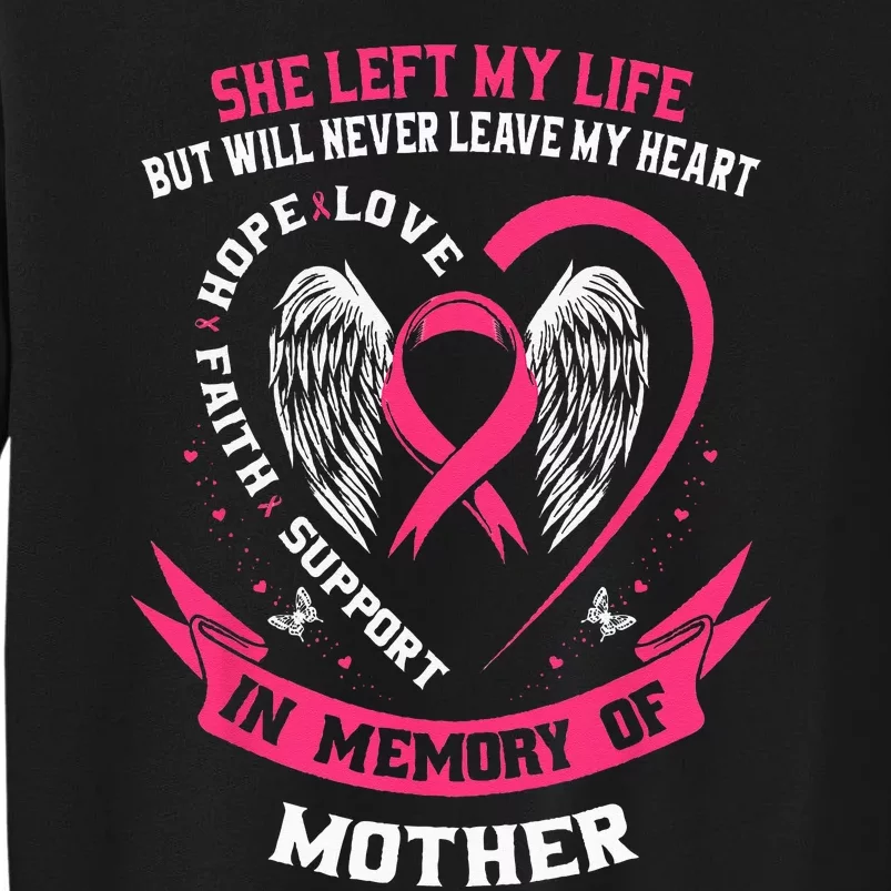 Mother In Memory of my Mom Breast Cancer Awareness Memorial Sweatshirt