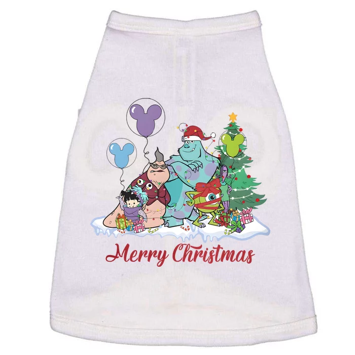 Monsters Inc Merry Christmas Doggie Tank