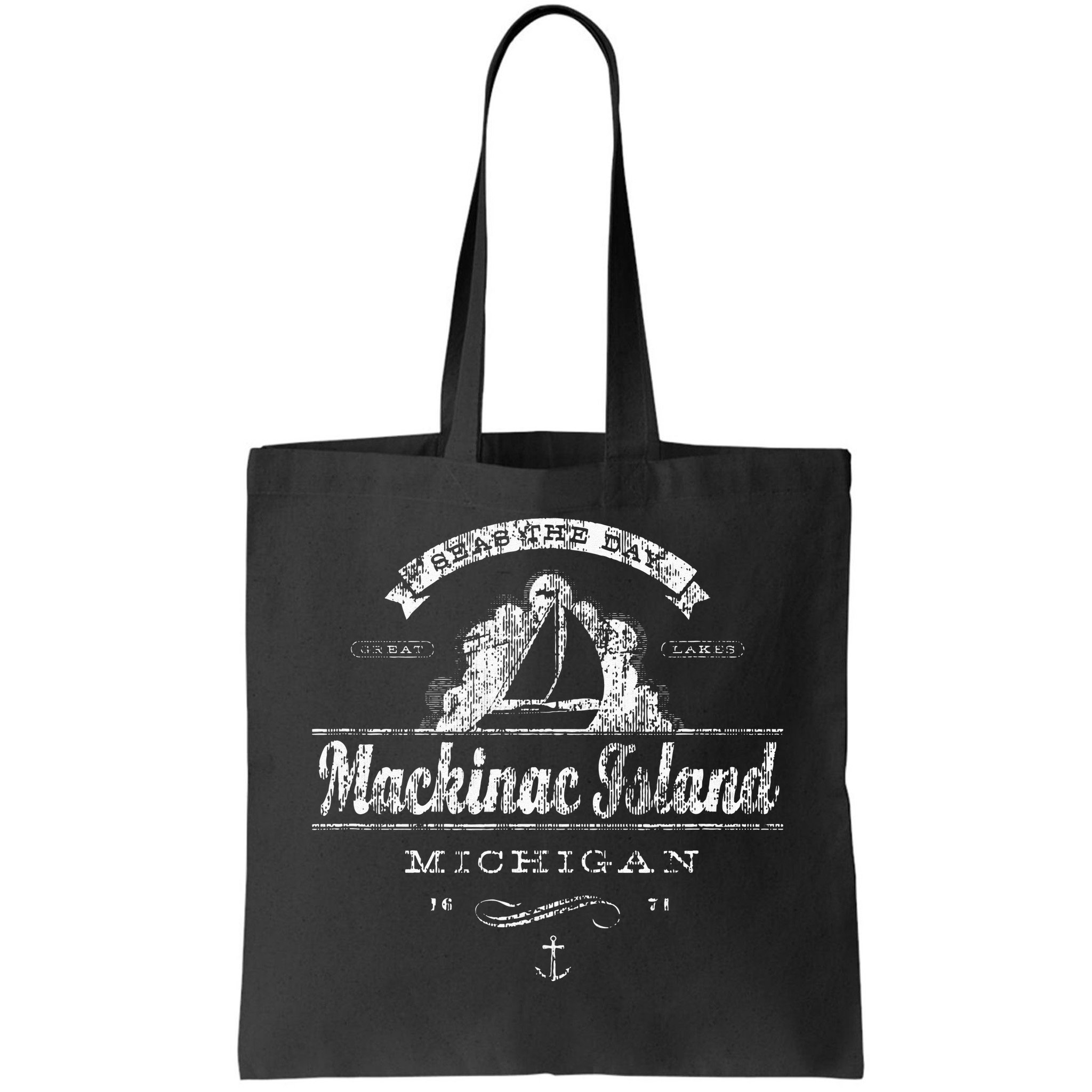 Mackinac I Love It Here Tote Bag