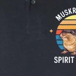 Muskrat Is My Spirit Animal Softstyle Adult Sport Polo