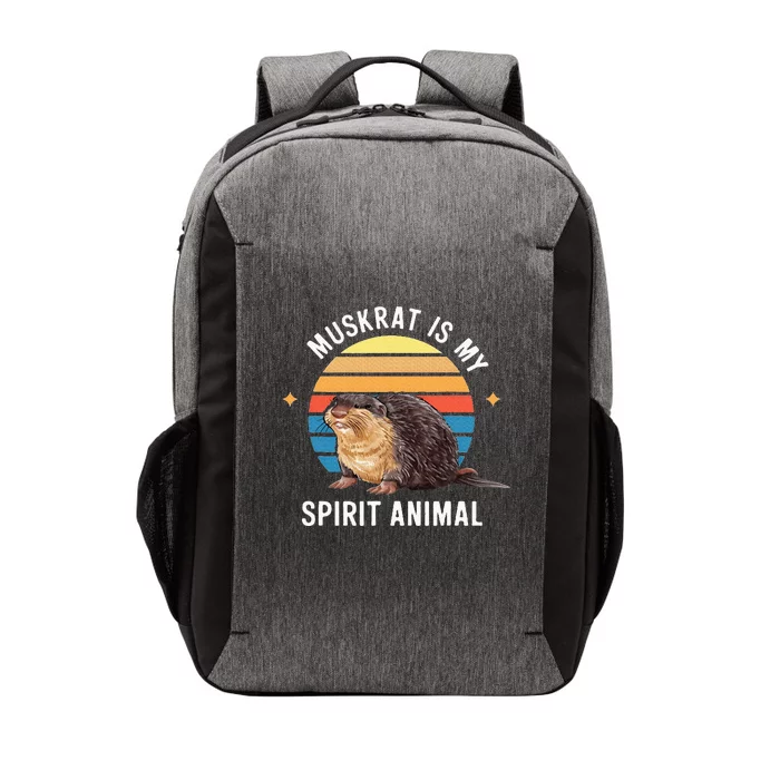 Muskrat Is My Spirit Animal Vector Backpack