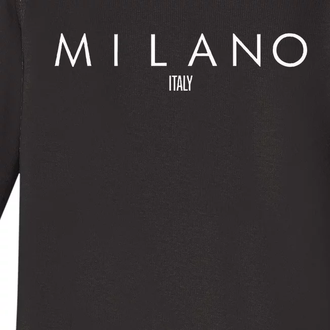 Milano Italy Baby Long Sleeve Bodysuit