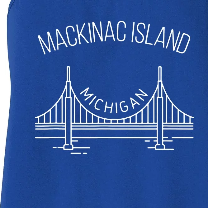 Mackinac Island Michigan Women's Racerback Tank