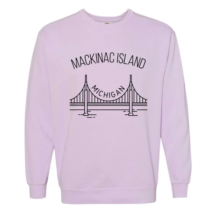 Mackinac Island Michigan Garment-Dyed Sweatshirt