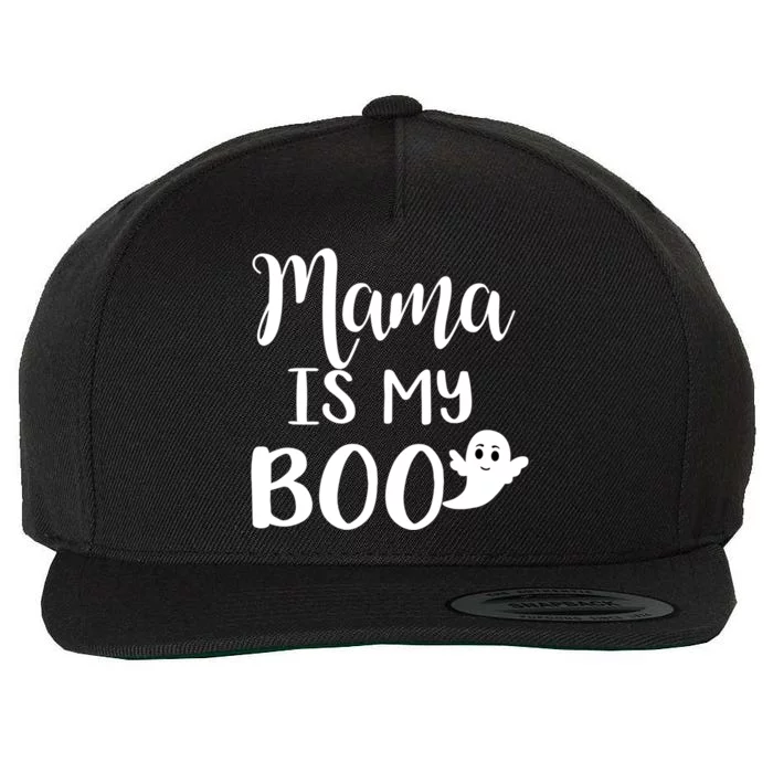 Mama Is My Boo Halloween Funny Gift Wool Snapback Cap