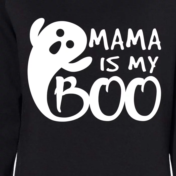 Mama Is My Boo Teen Halloween Boo Ghost Great Gift Womens California Wash Sweatshirt