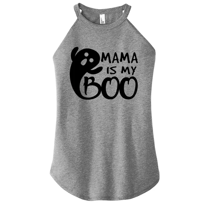 Mama Is My Boo Teen Halloween Boo Ghost Great Gift Women’s Perfect Tri Rocker Tank