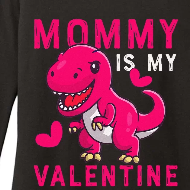 Mommy Is My Valentine Valentine's Day Giftss Womens CVC Long Sleeve Shirt