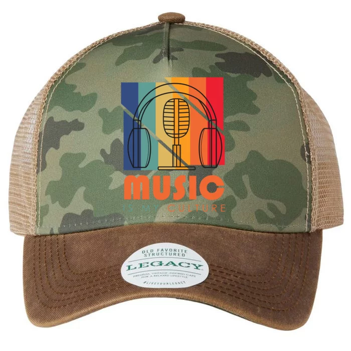 Music Is My Culture Legacy Tie Dye Trucker Hat