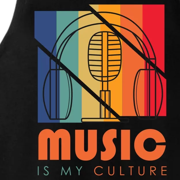 Music Is My Culture Ladies Tri-Blend Wicking Tank