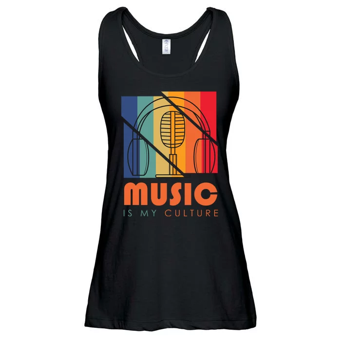 Music Is My Culture Ladies Essential Flowy Tank