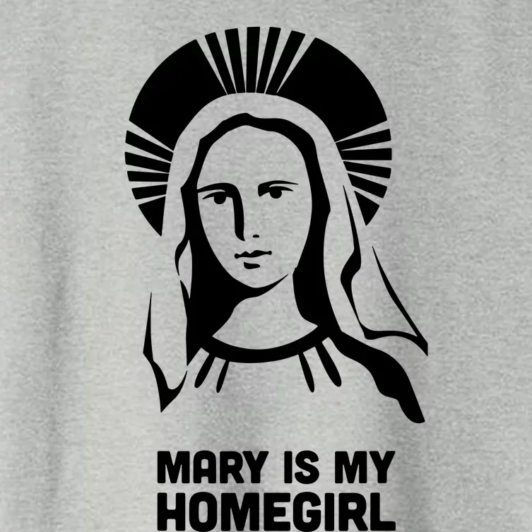 Mary Is My Homegirl Women's Crop Top Tee