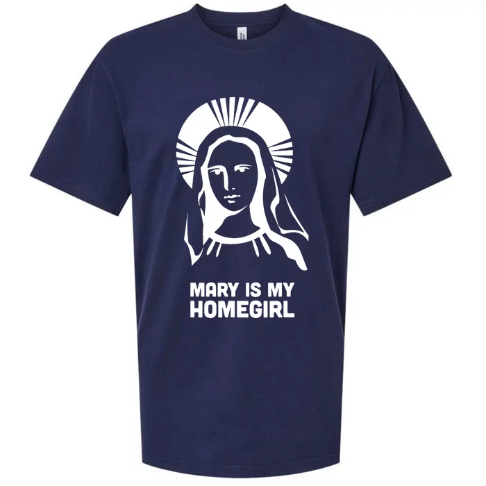 Mary Is My Homegirl Sueded Cloud Jersey T-Shirt