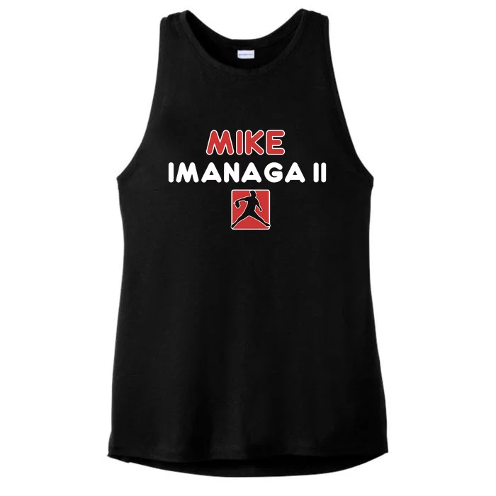 Mike Imanaga Mikey G Ladies Tri-Blend Wicking Tank