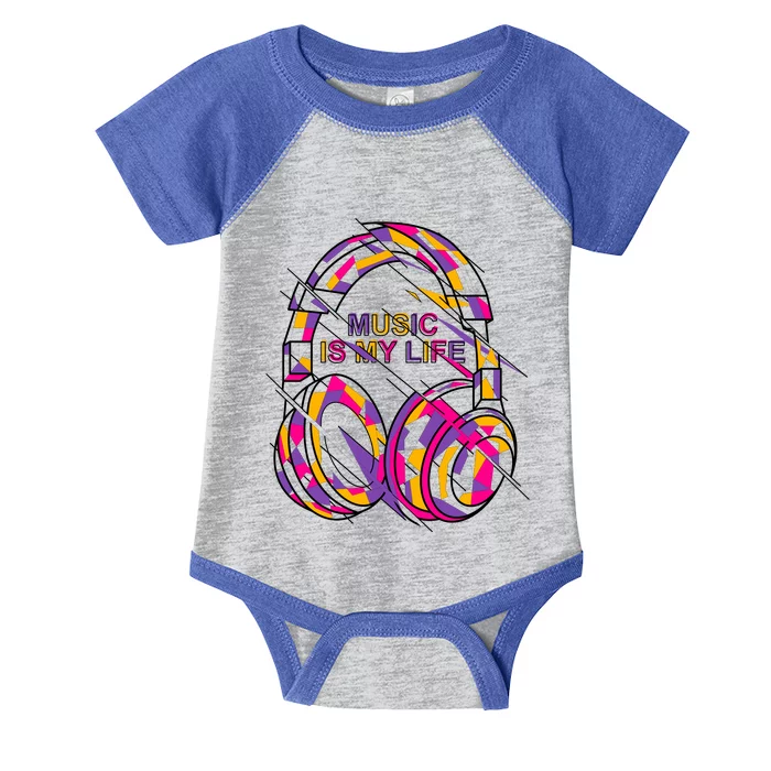 Music Is My Life Infant Baby Jersey Bodysuit