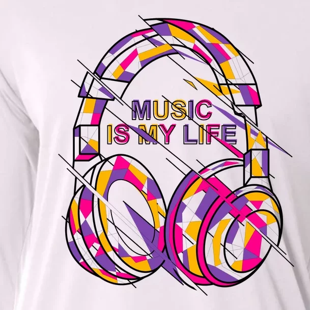 Music Is My Life Cooling Performance Long Sleeve Crew