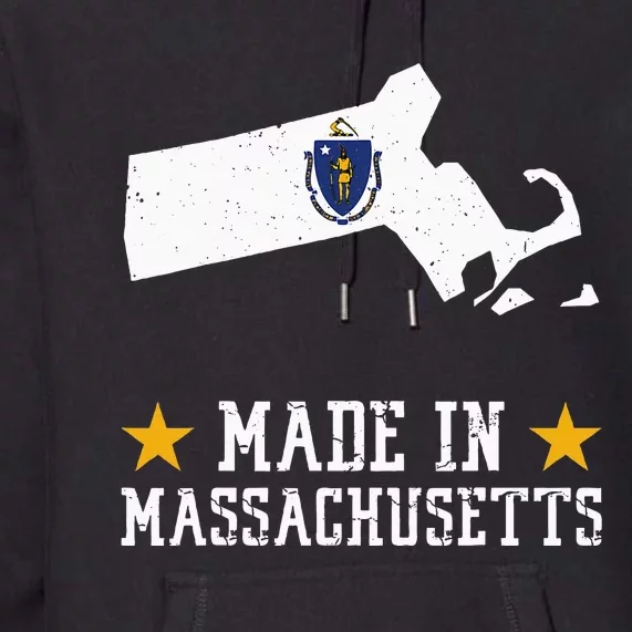 Made In Massachusetts Massachusetts Pride Us State Premium Hoodie