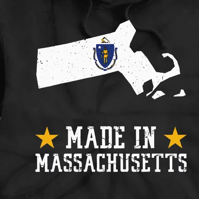 Made In Massachusetts Massachusetts Pride Us State Tie Dye Hoodie