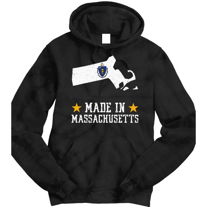 Made In Massachusetts Massachusetts Pride Us State Tie Dye Hoodie