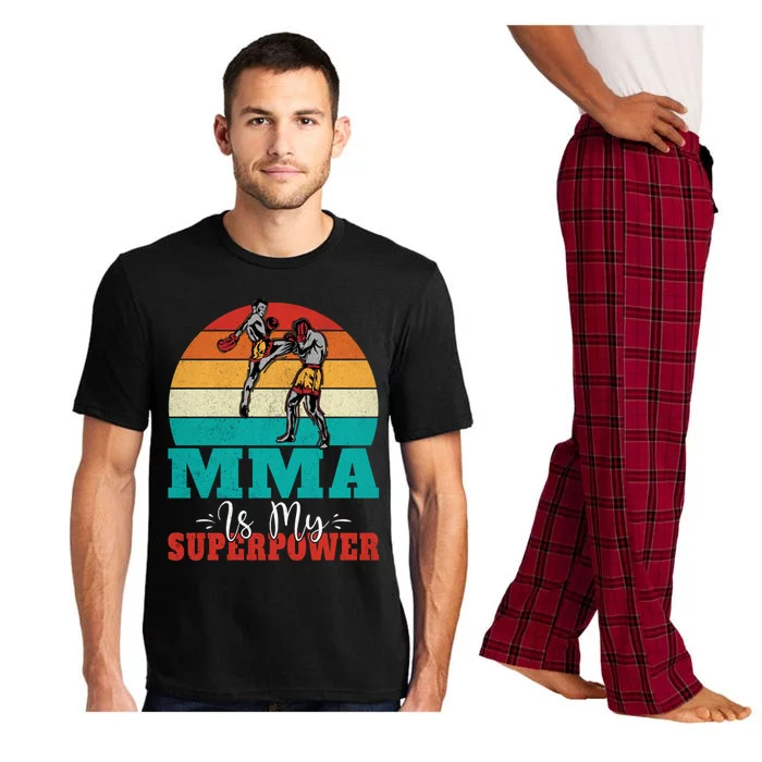 Mma Is My Superpower Mixed Martial Arts Gift Pajama Set