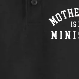 Motherhood Is My Ministry Christian Dry Zone Grid Performance Polo