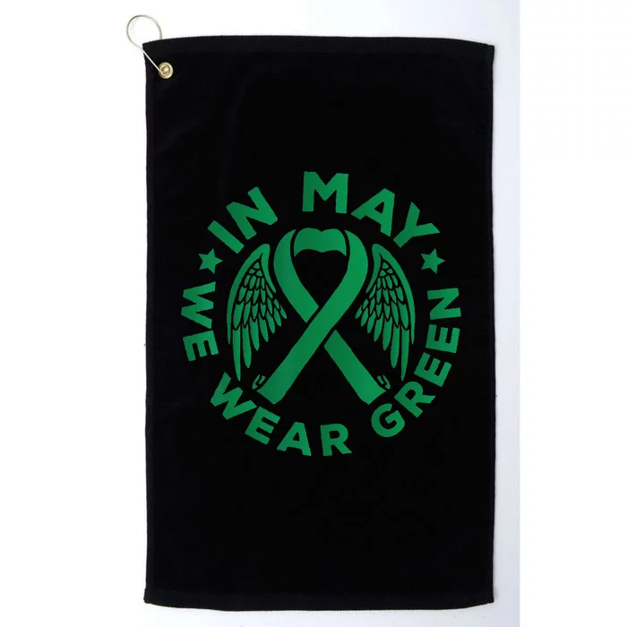 May is Mental Health Awareness Month In May We Wear Green Platinum Collection Golf Towel