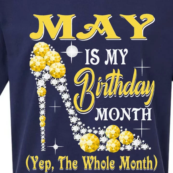 May Is My Birthday Month Yep The Whole Month shoes Gifts Sueded Cloud Jersey T-Shirt