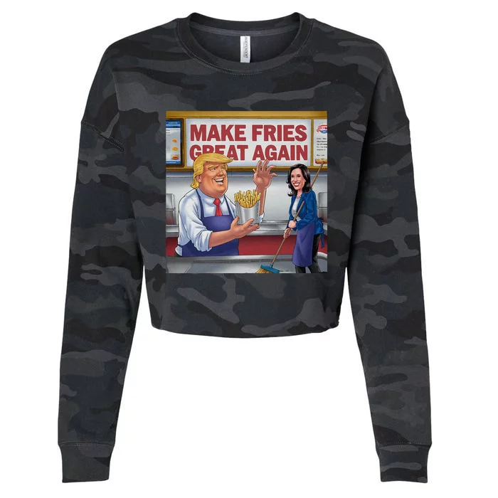 Magadonalds Im Making It Great Trump Cropped Pullover Crew