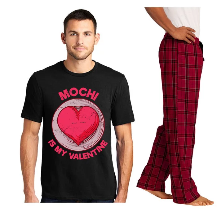 Mochi Is My Valentine Japanese Rice Cake Funny Dessert Humor Funny Gift Pajama Set